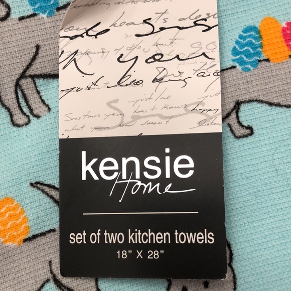 Easter dog kitchen towel set - Picture 2 of 2